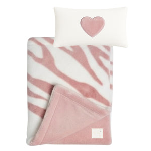 Blanket Zebra Design/Solid Fur