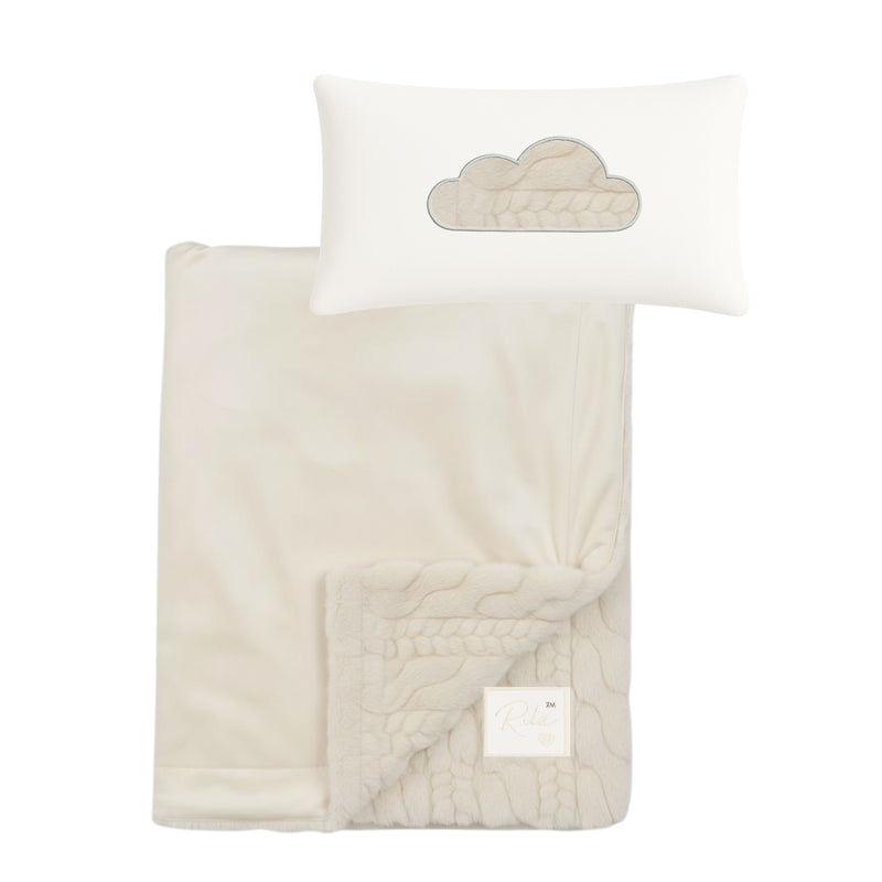 Blanket Cable Design/Velour Back