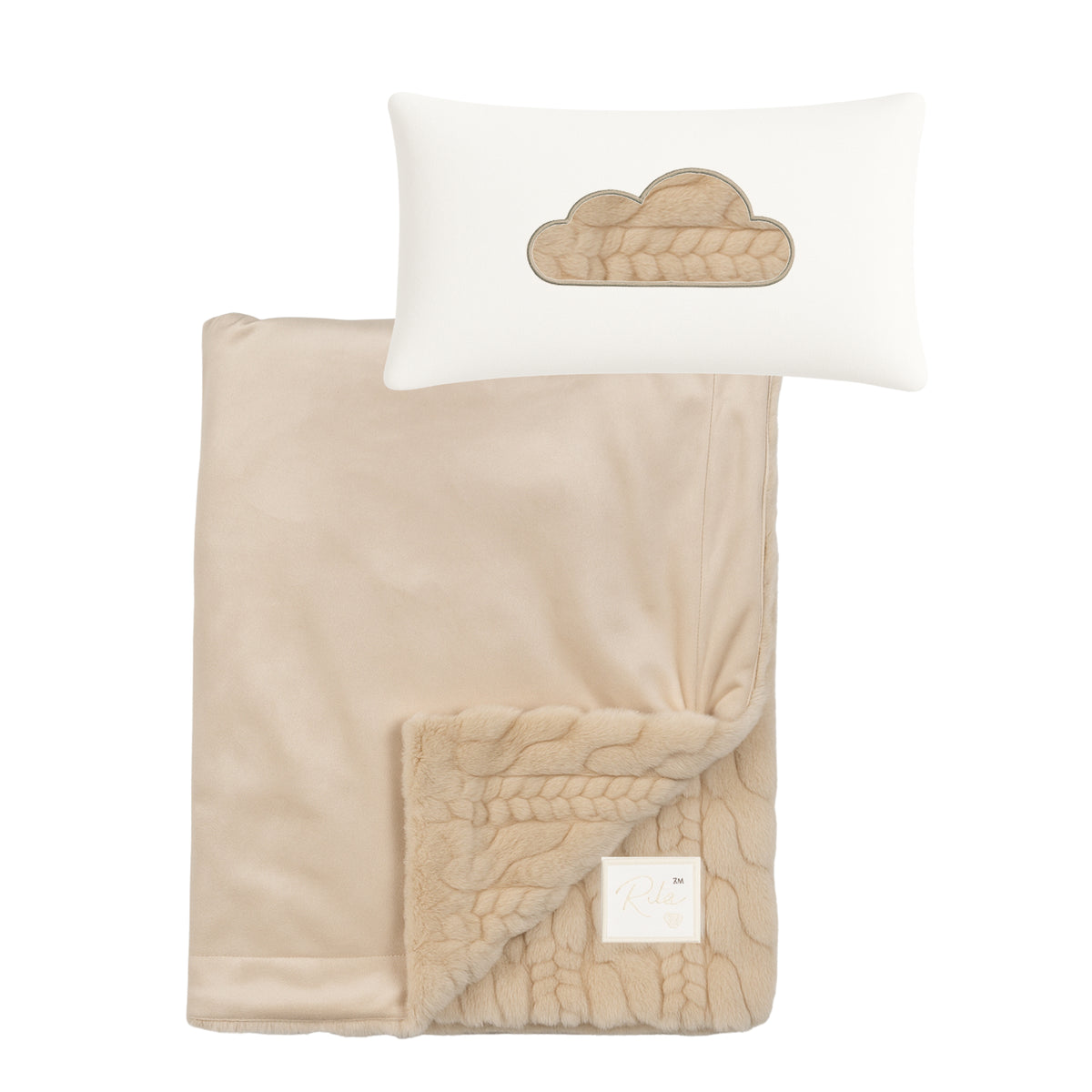 Blanket Cable Design/Velour Back