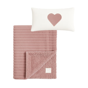 Blanket Solid Stripe/Solid Design